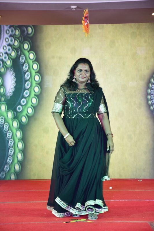 Indian women's wear designed and stitched by an ONSA student
