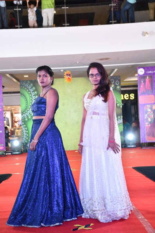 Indian women's wear designed and stitched by an ONSA student