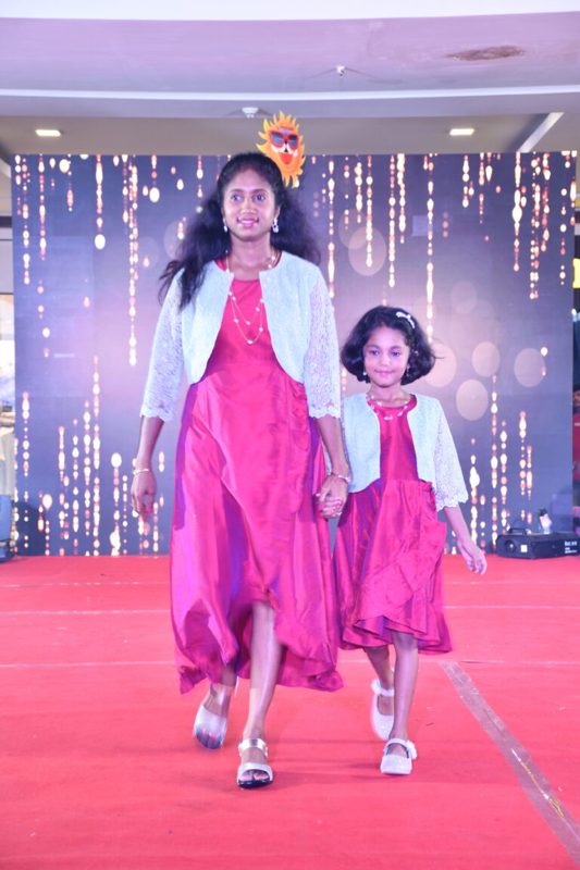 Indian women's wear designed and stitched by an ONSA student