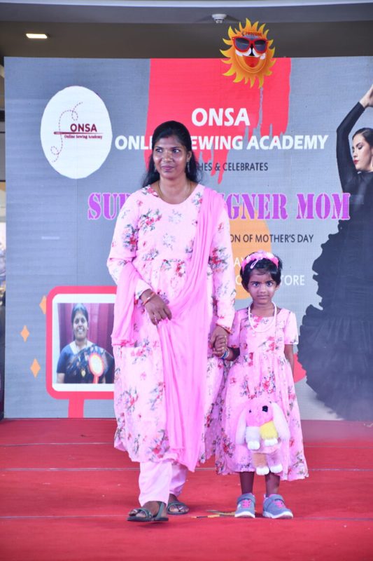 Indian women's wear designed and stitched by an ONSA student
