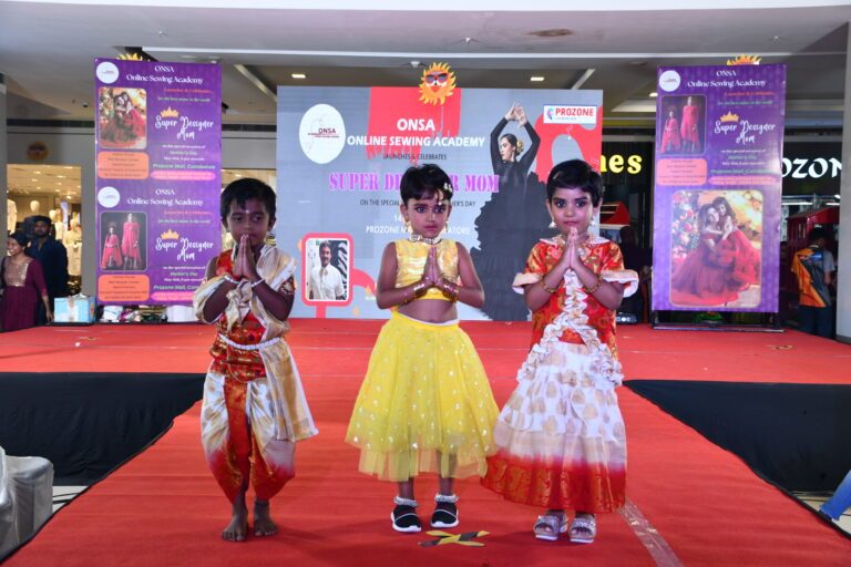 Indian women's wear designed and stitched by an ONSA student
