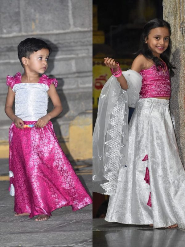 Indian women's wear designed and stitched by an ONSA student